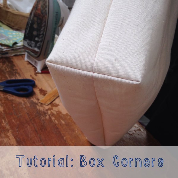 Tutorial: Two Ways to Sew Box Corners
